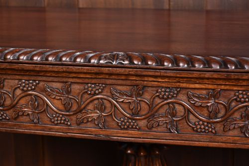 19TH CENTURY PADOUK FOLDOVER GAMES TABLE - ADDITIONAL PHOTO 4