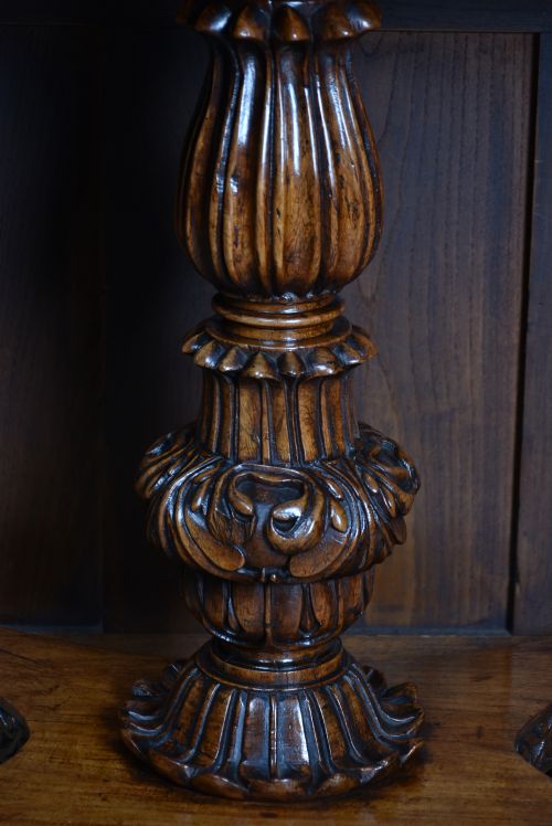 19TH CENTURY PADOUK FOLDOVER GAMES TABLE - ADDITIONAL PHOTO 8