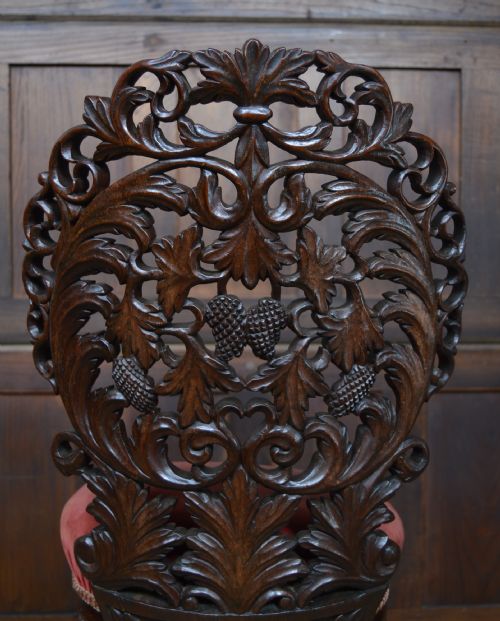 BURMESE PADOUK HARPIST CHAIR - ADDITIONAL PHOTO 7