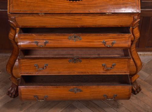 18THCENTURY DUTCH BOMBE BUREAU BOOKCASE - ADDITIONAL PHOTO 16