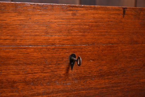19TH CENTURY TEAK CAMPAIGN CHEST - ADDITIONAL PHOTO 2