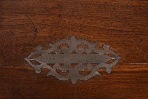 19TH CENTURY TEAK CAMPAIGN CHEST - ADDITIONAL PHOTO 7