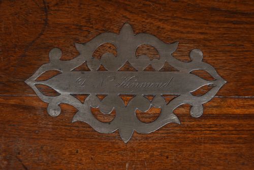 19TH CENTURY TEAK CAMPAIGN CHEST - ADDITIONAL PHOTO 8