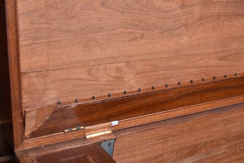 19TH CENTURY TEAK CAMPAIGN CHEST - ADDITIONAL PHOTO 11