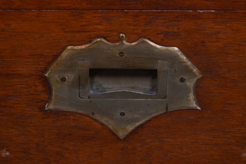 19TH CENTURY TEAK CAMPAIGN CHEST - ADDITIONAL PHOTO 18