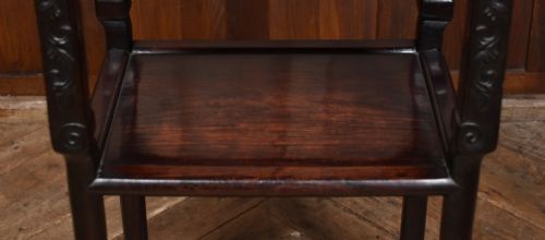 CHINESE MARBLE TOP SIDE TABLE - ADDITIONAL PHOTO 5