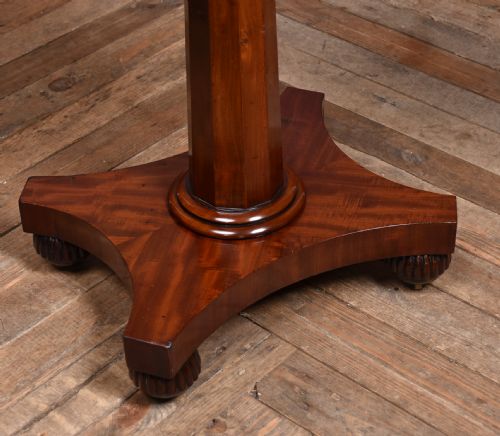 VICTORIAN MAHOGANY TEAPOY - ADDITIONAL PHOTO 2