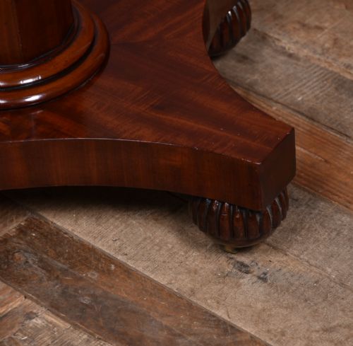 VICTORIAN MAHOGANY TEAPOY - ADDITIONAL PHOTO 3