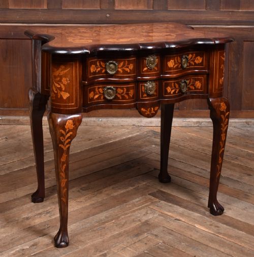 MAHOGANY DUTCH MARQUETRY LOWBOY - ADDITIONAL PHOTO 1