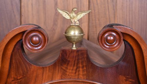 SCOTTISH MAHOGANY LONGCASE GRANDFATHER CLOCK - ADDITIONAL PHOTO 2