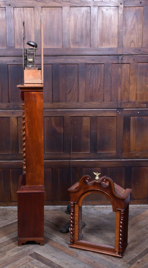 SCOTTISH MAHOGANY LONGCASE GRANDFATHER CLOCK - ADDITIONAL PHOTO 20