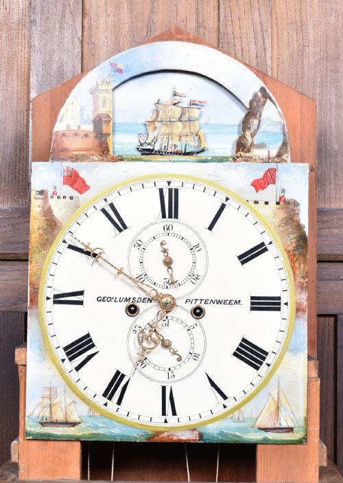 SCOTTISH MAHOGANY LONGCASE GRANDFATHER CLOCK - ADDITIONAL PHOTO 24