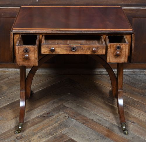 REGENCY ROSEWOOD SOFA TABLE - ADDITIONAL PHOTO 18