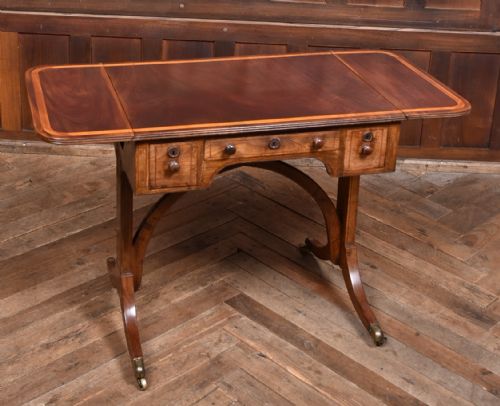 REGENCY ROSEWOOD SOFA TABLE - ADDITIONAL PHOTO 1