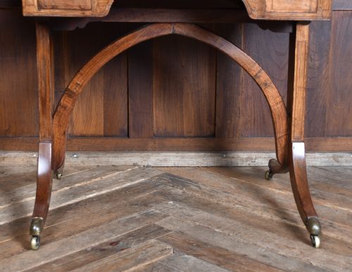 REGENCY ROSEWOOD SOFA TABLE - ADDITIONAL PHOTO 7