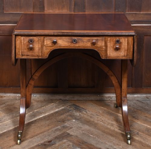 REGENCY ROSEWOOD SOFA TABLE - ADDITIONAL PHOTO 10