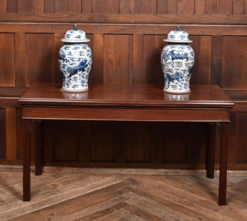 GEORGIAN MAHOGANY HALL SIDE TABLE - ADDITIONAL PHOTO 1