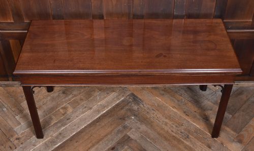 GEORGIAN MAHOGANY HALL SIDE TABLE - ADDITIONAL PHOTO 3