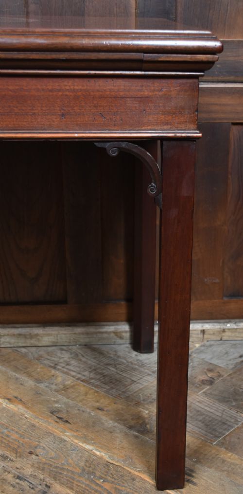 GEORGIAN MAHOGANY HALL SIDE TABLE - ADDITIONAL PHOTO 8