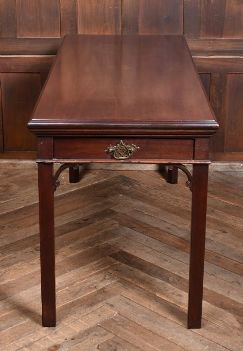 GEORGIAN MAHOGANY HALL SIDE TABLE - ADDITIONAL PHOTO 9