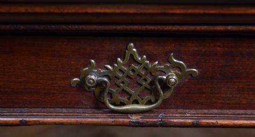 GEORGIAN MAHOGANY HALL SIDE TABLE - ADDITIONAL PHOTO 10