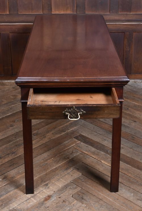 GEORGIAN MAHOGANY HALL SIDE TABLE - ADDITIONAL PHOTO 14
