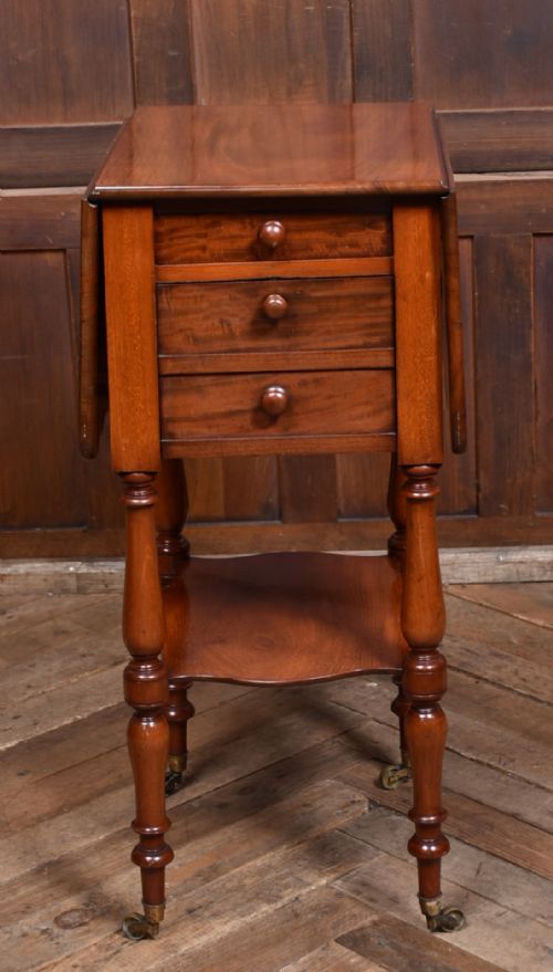 VICTORIAN MAHOGANY DROPLEAF TABLE - ADDITIONAL PHOTO 1