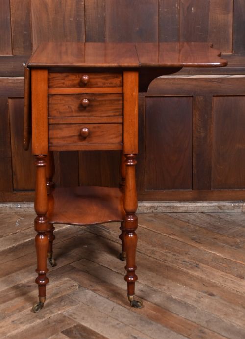 VICTORIAN MAHOGANY DROPLEAF TABLE - ADDITIONAL PHOTO 7