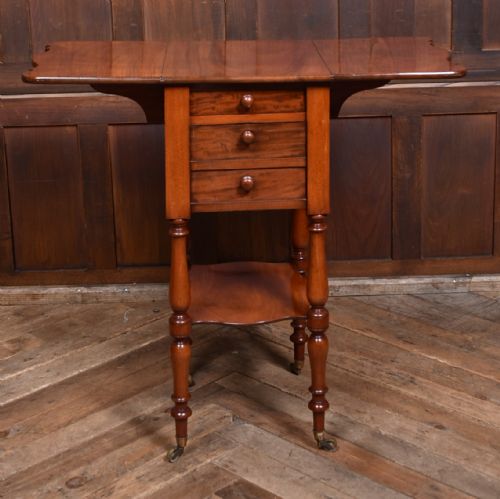 VICTORIAN MAHOGANY DROPLEAF TABLE - ADDITIONAL PHOTO 8