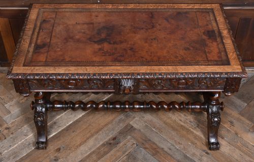 VICTORIAN OAK GREEN MAN TABLE - ADDITIONAL PHOTO 15
