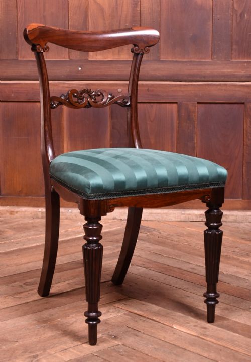 VICTORIAN SET OF 6 ROSEWOOD DINING CHAIRS - ADDITIONAL PHOTO 2