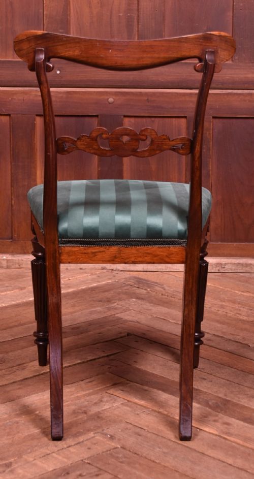 VICTORIAN SET OF 6 ROSEWOOD DINING CHAIRS - ADDITIONAL PHOTO 7