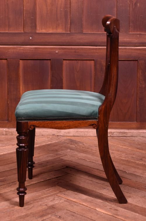 VICTORIAN SET OF 6 ROSEWOOD DINING CHAIRS - ADDITIONAL PHOTO 8
