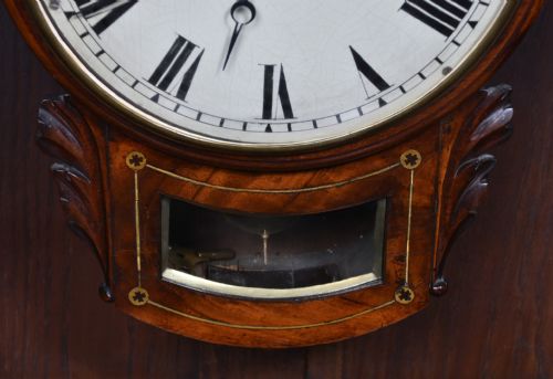 VICTORIAN SINGLE FUSEE WALL CLOCK - ADDITIONAL PHOTO 2