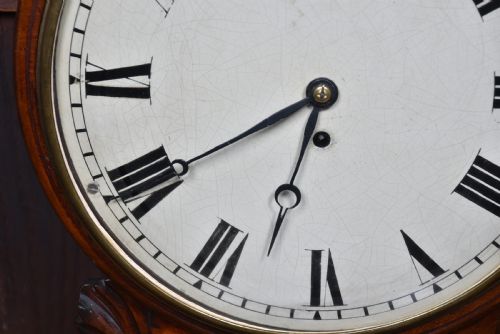 VICTORIAN SINGLE FUSEE WALL CLOCK - ADDITIONAL PHOTO 3