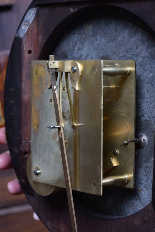 VICTORIAN SINGLE FUSEE WALL CLOCK - ADDITIONAL PHOTO 10