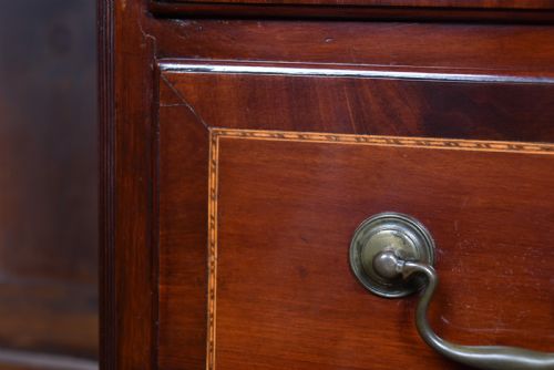 GEORGIAN MAHOGANY CHEST ON CHEST - ADDITIONAL PHOTO 3