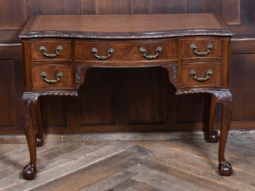 EDWARDIAN CHIPPENDALE REVIVAL STYLED WRITING DESK - ADDITIONAL PHOTO 1