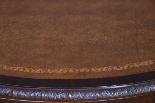 EDWARDIAN CHIPPENDALE REVIVAL STYLED WRITING DESK - ADDITIONAL PHOTO 6