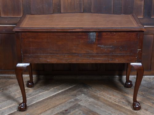 EDWARDIAN CHIPPENDALE REVIVAL STYLED WRITING DESK - ADDITIONAL PHOTO 9