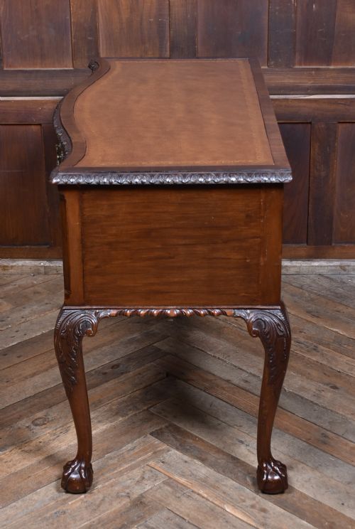 EDWARDIAN CHIPPENDALE REVIVAL STYLED WRITING DESK - ADDITIONAL PHOTO 10