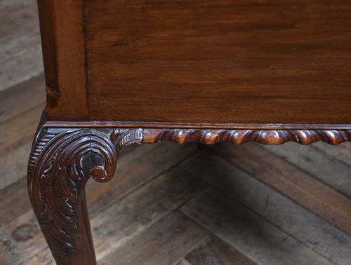 EDWARDIAN CHIPPENDALE REVIVAL STYLED WRITING DESK - ADDITIONAL PHOTO 11