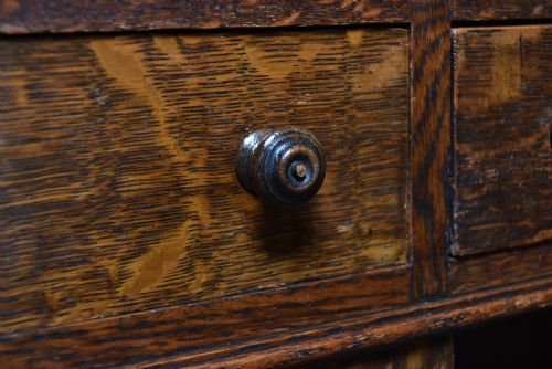 VICTORIAN OAK PARTNER DESK - ADDITIONAL PHOTO 28
