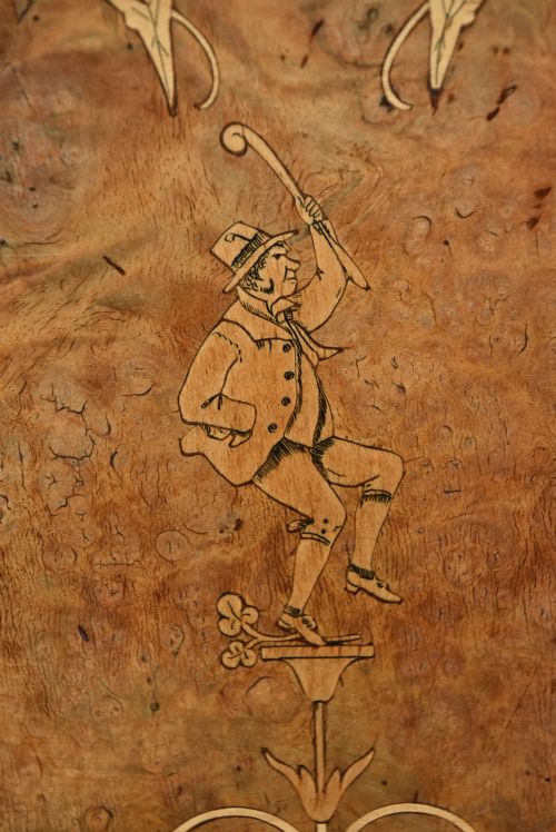 VICTORIAN WALNUT DROPLEAF GAMES TABLE - ADDITIONAL PHOTO 11