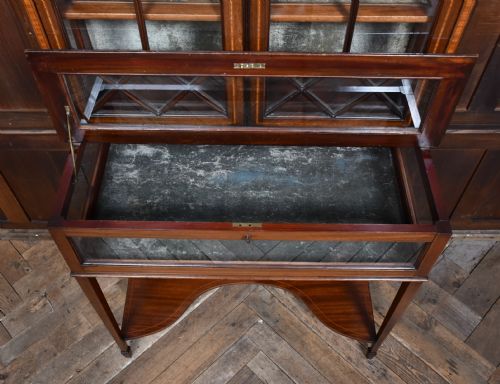 EDWARDIAN BIJOUTERIE DISPLAY CABINET - ADDITIONAL PHOTO 13