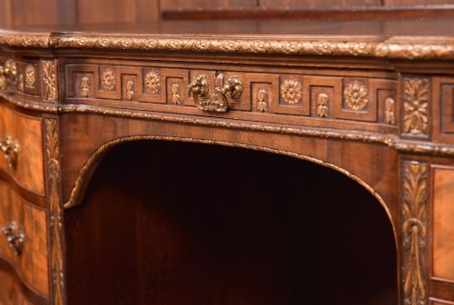 WARING AND GILLOWS KNEE HOLE DESK - ADDITIONAL PHOTO 6