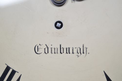 JAS WHITELAW OF EDINBURGH OAK MANTLE CLOCK - ADDITIONAL PHOTO 3