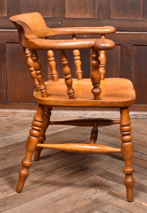 SET OF 6 ELM SMOKERS BOW ARMCHAIR - ADDITIONAL PHOTO 4