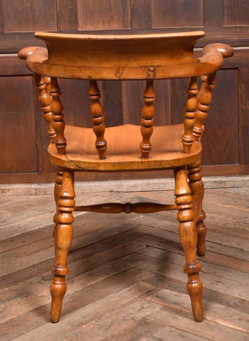 SET OF 6 ELM SMOKERS BOW ARMCHAIR - ADDITIONAL PHOTO 6
