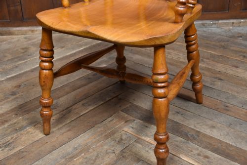 SET OF 6 ELM SMOKERS BOW ARMCHAIR - ADDITIONAL PHOTO 10